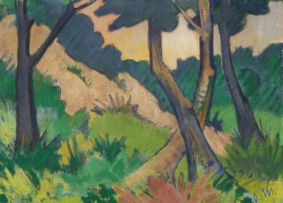 Landscape III by Otto Mueller