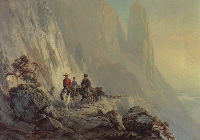 Along the Mountain Edge by Otto Sommer