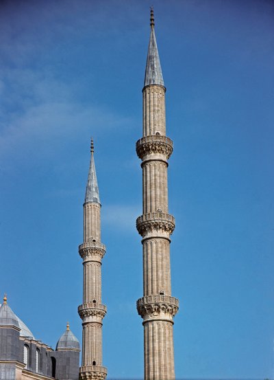 Detail of the Minarets (1575) by Ottoman School