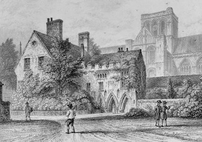 The Deanery Winchester, c.1830 by Owen Brown Carter