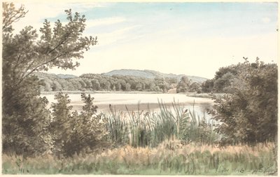 Dog Lake on Møn by P.C. Skovgaard