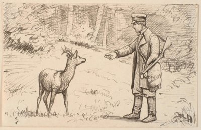 The Meeting in the Forest by P.C. Skovgaard