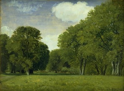 The Deer Park. Study by P.C. Skovgaard
