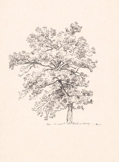 Tree at Fredensborg by P.C. Skovgaard