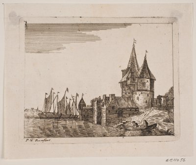 River Scene by P.G. Ramsart