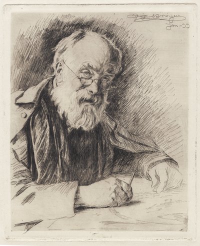 Lorenz Frølich by Peder Severin Krøyer