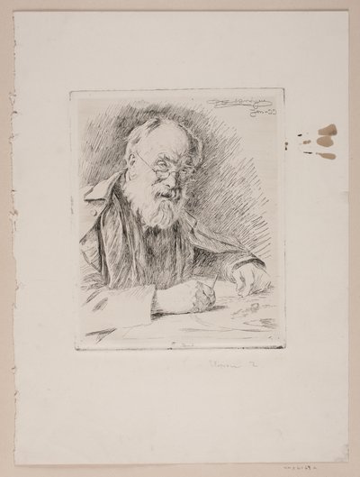 Lorenz Frølich by Peder Severin Krøyer