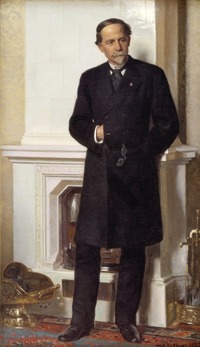 Portrait of the Architect F. Meldahl by Peder Severin Krøyer