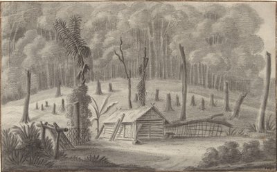 The Kampong Tji Badak in the Dutch East Indies by P.T. Bik (possibly)