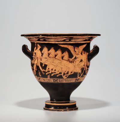 Attic red-figure bell-krater, c.390-370 BC by Painter of London F64