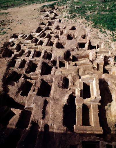 View of Paleochristian Necropolis, 4th Century by Paleo Christian