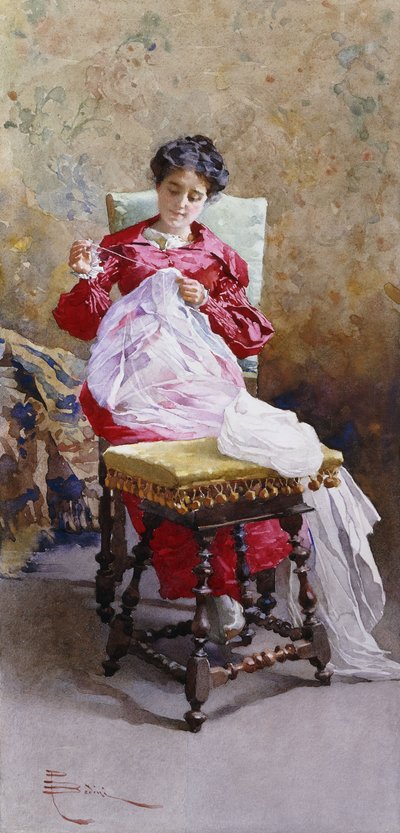 Women in an Interior by Paolo Bedini