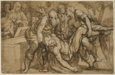 The Entombment by Paolo Farinati
