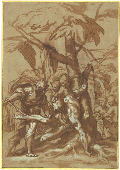 The Flaying of Marsyas by Paolo Farinati
