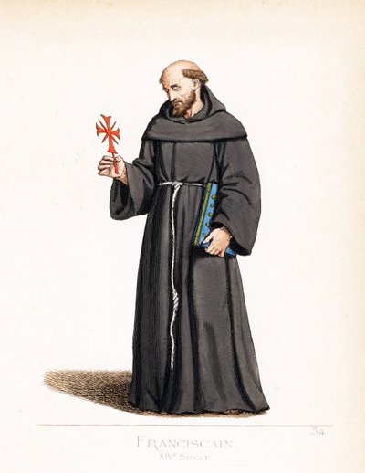 Clerical Costume: A Franciscan Monk by Paolo Mercuri