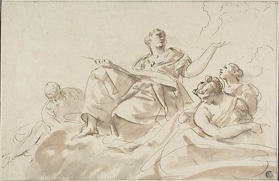 Allegorical Figures by Paolo Pagani
