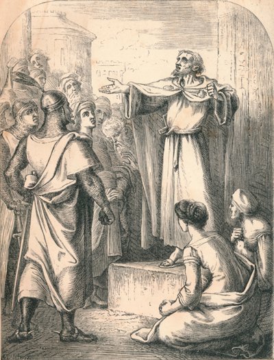 Peter Preaching the First Crusade by Paolo Priolo