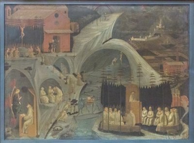 Scenes from Monastic Life (Tebaide) by Paolo Uccello