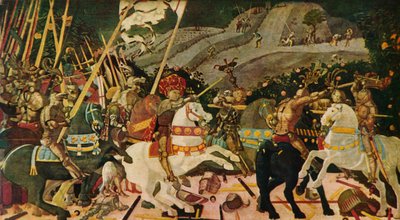 The Battle of San Romano by Paolo Uccello