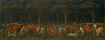 The Hunt in the Forest by Paolo Uccello