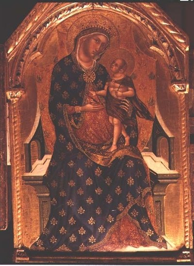Madonna and Child Enthroned by Paolo Veneziano