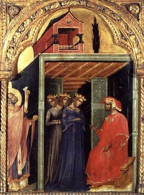 The Alms of St. Nicholas by Paolo Veneziano