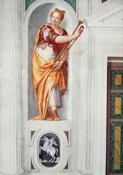 Musician with a Horn, c.1560-1568 by Paolo Veronese
