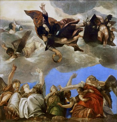 Saint Mark Rewarding the Theological Virtues by Paolo Veronese