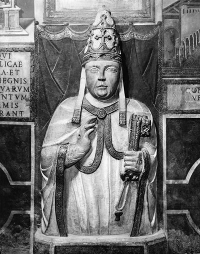 Pope Benedict XII (d.1342) by Paolo da Siena