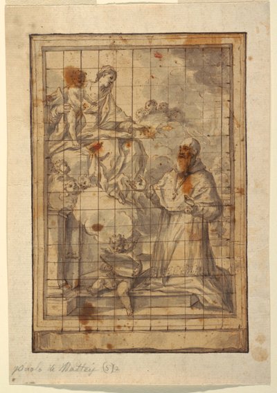 Virgin and Child in Glory by Paolo de Mattheis