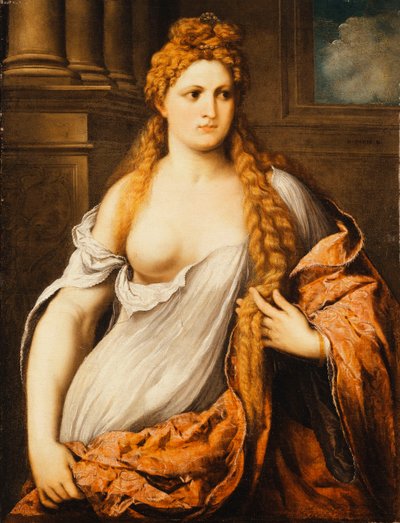 A Courtesan by Paris Bordone