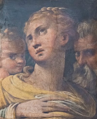 Three Heads by Parmigianino (1503 40)
