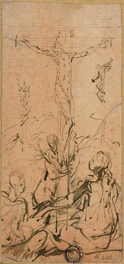 Crucifixion by Parmigianino