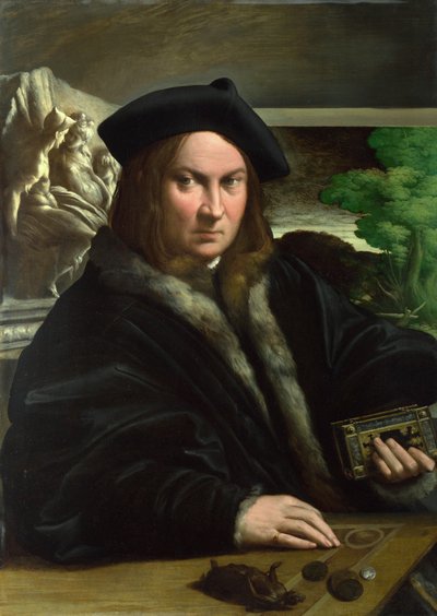 Portrait of a Collector, c.1523 by Parmigianino