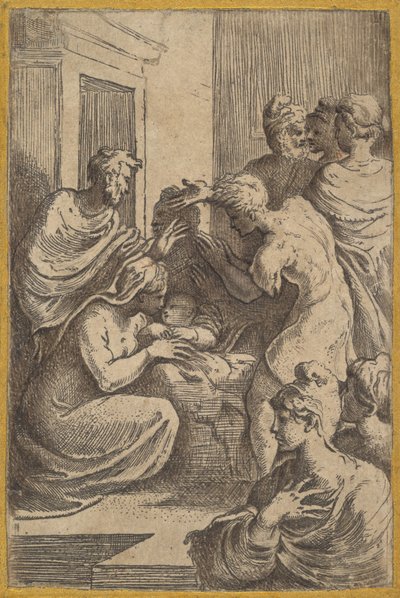 The Nativity by Parmigianino