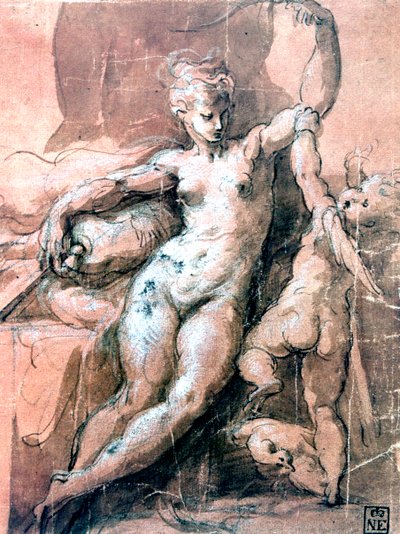 Venus and Child, c1513-1540 by Parmigianino