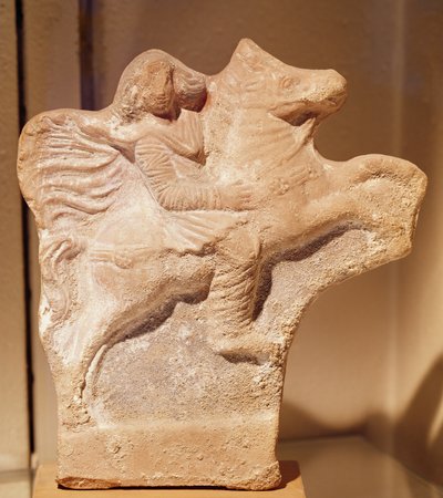 Statue of Parthian Horseman by Parthian School