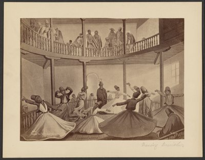 Dance of the Whirling Dervishes by Pascal Sébah