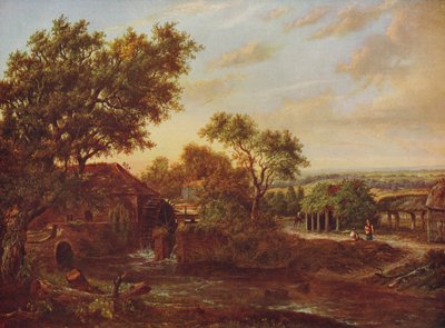 The Water Mill, Carshalton, c. 1915 by Patrick Nasmyth