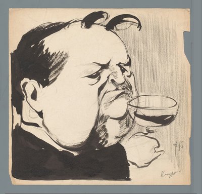 Abraham Kuyper by Patricq Kroon (signed by artist)