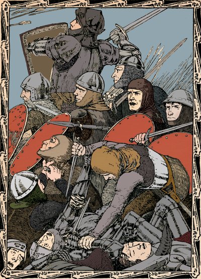 At The Battle of Agincourt, 1902 by Patten Wilson