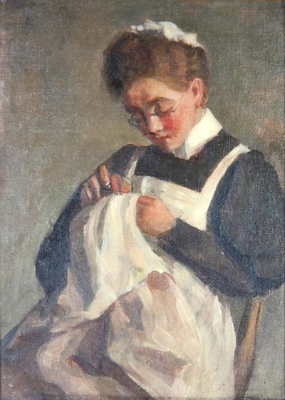 The Sewing Maid by Patti Mayor