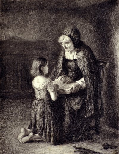 Prayer by Paul Adolphe Rajon