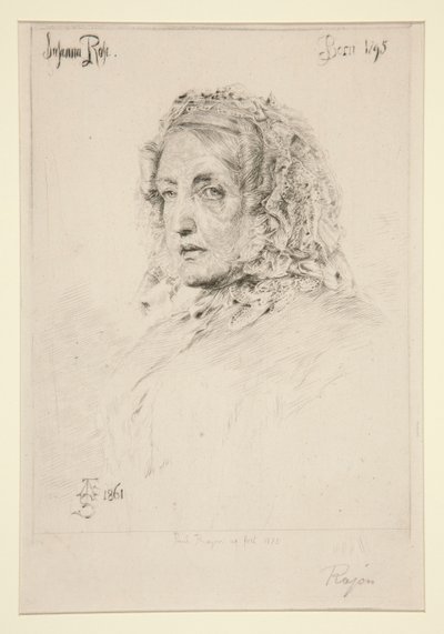 Suzanna Rose, after Sandys by Paul Adolphe Rajon