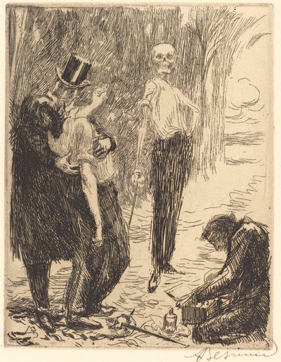 The Duel by Paul Albert Besnard