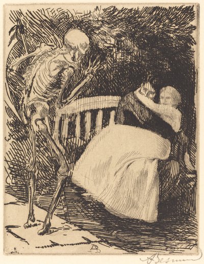 The Warning, 1900 by Paul Albert Besnard