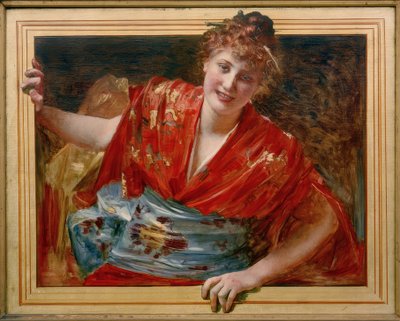Japanese Woman in a Frame by Paul Andrez