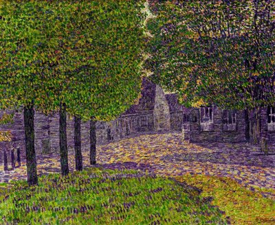 Square in St. Anna, Holland by Paul Baum