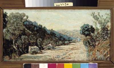 Little road in the pines by Paul Camille Guigou