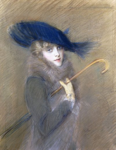 Portrait of Peggy Letellier by Paul Cesar Helleu